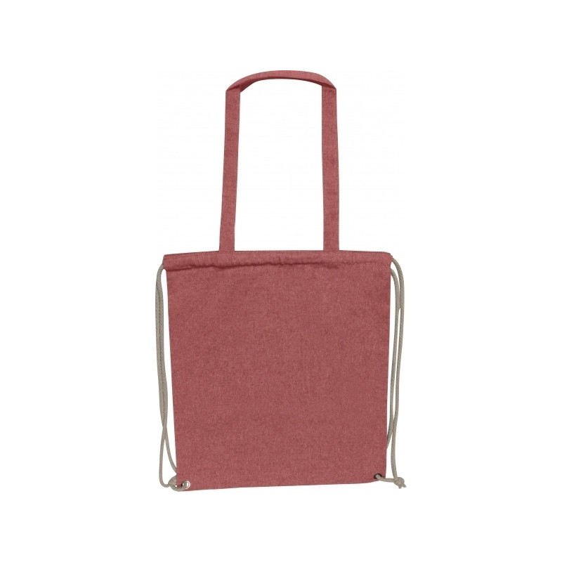 Torba bawełniana z długimi uszami z recyklingu 140 g/m2 ADDISON