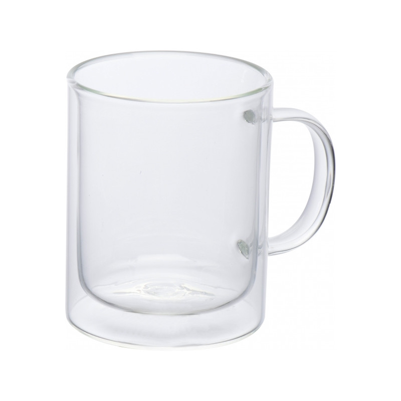 Kubek szklany z podwójnymi ściankami CARACAS 350 ml