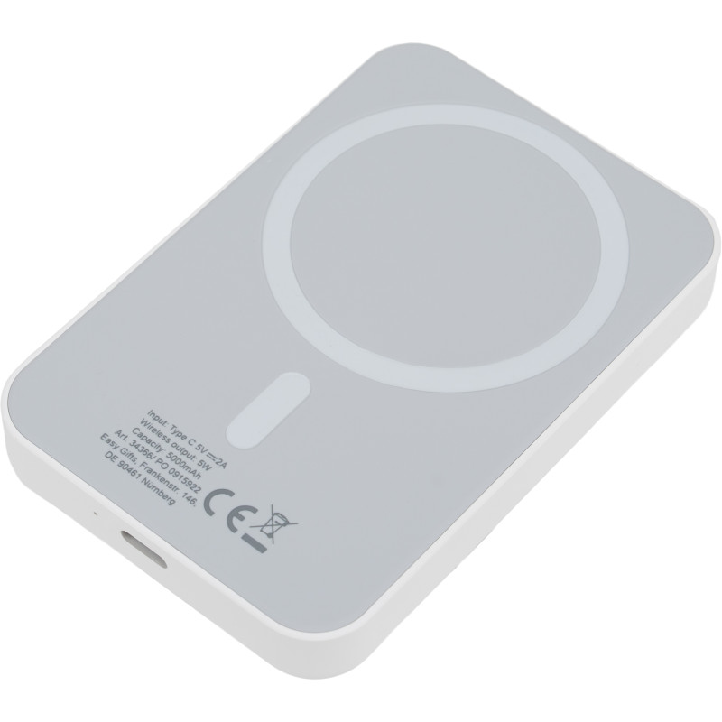 Power bank 5 000 mAh z ładowarką indukcyjną WELS