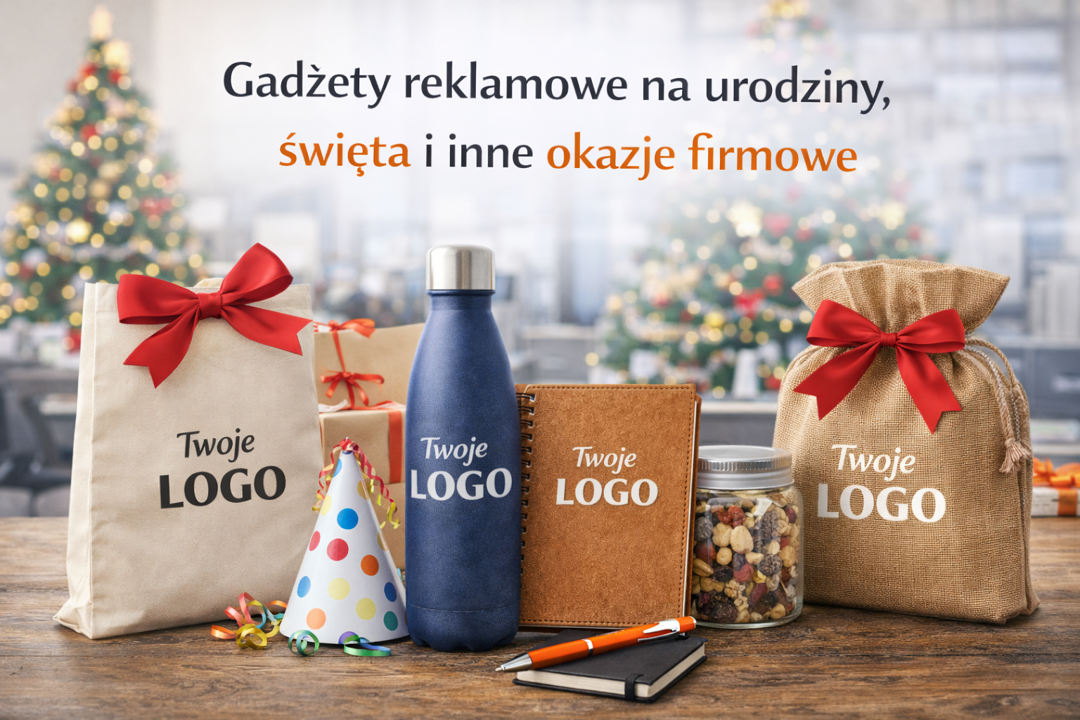 Gadżety reklamowe na urodziny, święta i inne okazje firmowe