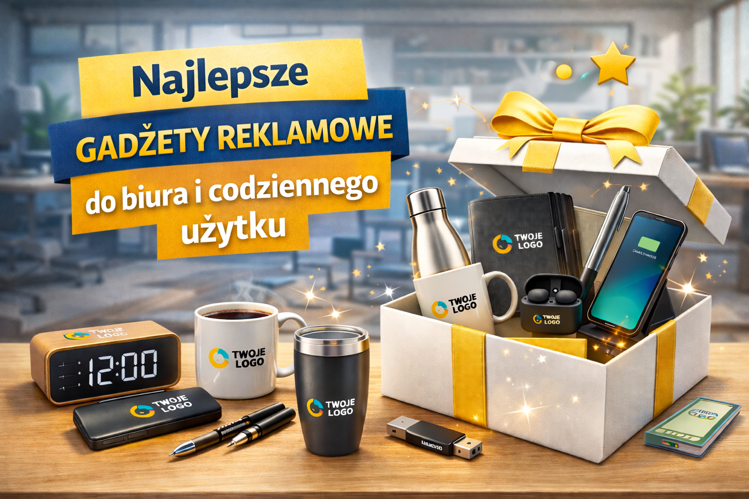 Najlepsze gadżety reklamowe do biura i codziennego użytku