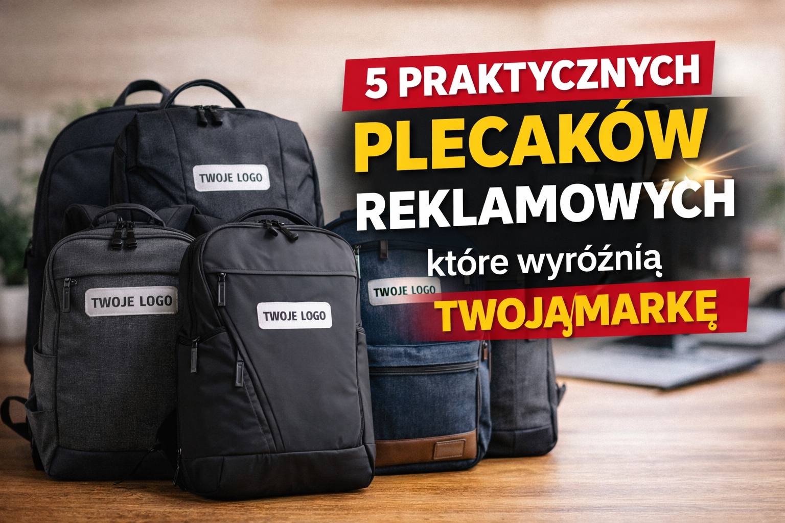 5 praktycznych plecaków reklamowych, które wyróżnią Twoją markę